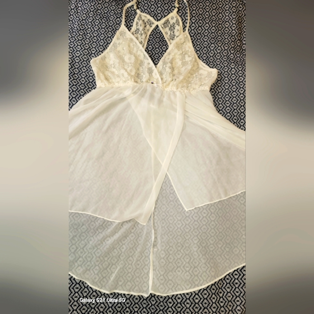 Flora Peignoir Set Size L